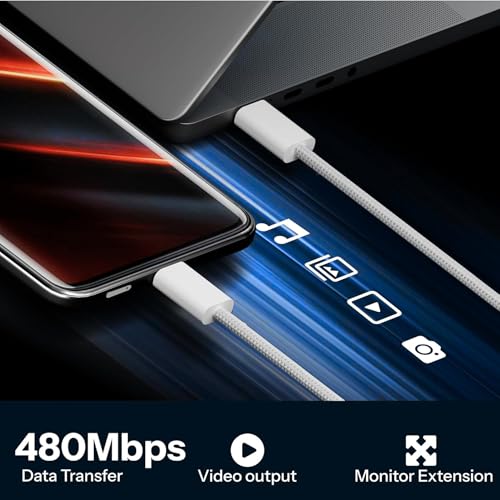 Image of KALIAT 30W Fast Charging Cable | 2M Certified Type C to Lightning Cable for iPhone 15 14 13 12 11 Pro Max, iPad | Appple Original USB-C to Lightning Wire A- Black