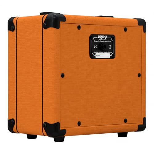 Liquid Audio Orange PPC108 1x8 Closed Back Speaker Cabinet Bundle with 10ft Instrument Cable (Orange + 10ft Cable)