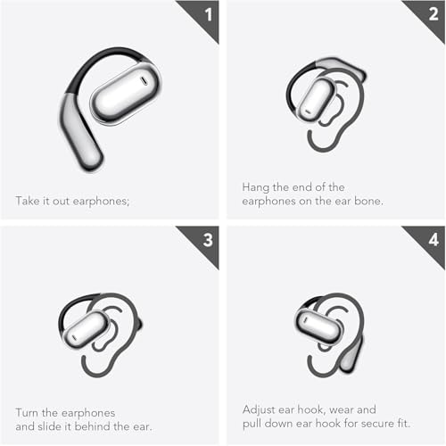 Image of CoolJumper Open Ear Headphone Bluetooth 6.1 Earphone with Hook