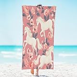 Photo Gallery koblen ethereal - telo mare ad asciugatura rapida, motivo cavallo bianco, 78,7 x 154,9 cm, divertente telo mare per adulti, assorbente e leggero, per piscina, bagno, yoga, campeggio, picnic, feste in Photo Gallery koblen ethereal - telo mare ad asciugatura rapida, motivo cavallo bianco, 78,7 x 154,9 cm, divertente telo mare per adulti, assorbente e leggero, per piscina, bagno, yoga, campeggio, picnic, feste in