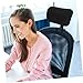 Veemoon 1set Adjustable Headrest for Office Computer Chair Ergonomic Neck Support Pillow Easy Install Height Adjustable Compatible Chairs for Home Office Use