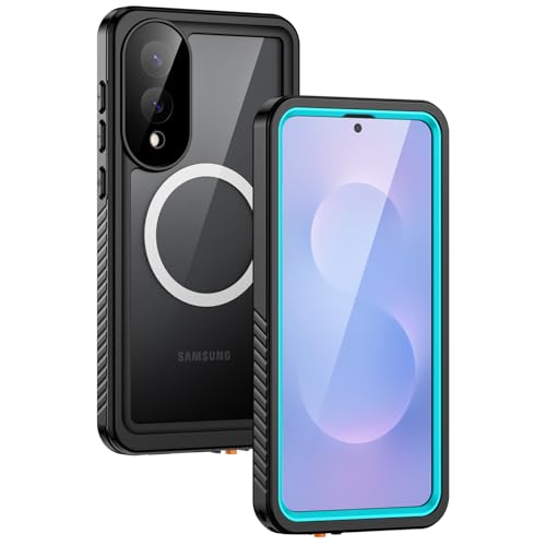 Étui Samsung S25 Edge incassable 360 bleu de haute précision