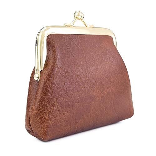 Image of Cute Floral Buckle Coin Purses Vintage Pouch Kiss-lock Change Purse Wallets