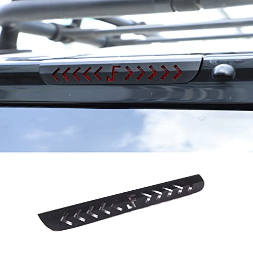 LLKUANG 3rd Brake Light Third Brake Center Light Fit for Toyota FJ Cruiser 2007-2021 High-position Alloy Brake Light Wordmark Decorative Cover