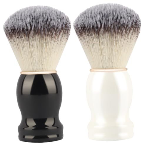 Healeved 2pcs Shaving Brush Set for Men Shaving Brush Kit Beard Cleaning Accessories