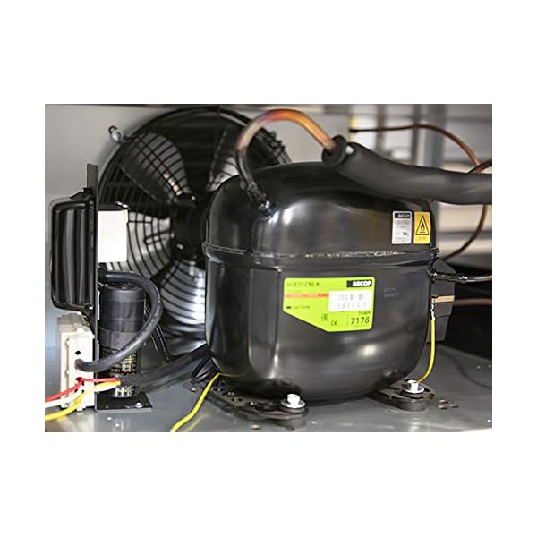 Vortex Refrigeration Refrigerator 3 Solid Door Commercial Stainless