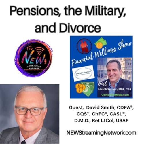 Page de couverture de Pensions the Military and Divorce David Smith