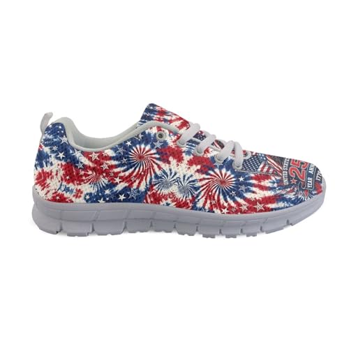 Image of GIFTPUZZ Mens Lace Up Athletic Trainers Running Sneakers Wedge Breathable Gym Lightweight Sports Tennis Shoes