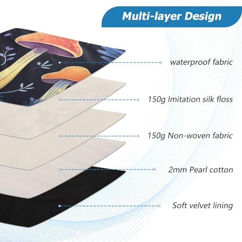 Funda para portátil 13-14 pulgadas con diseño de acuarela miniatura 4