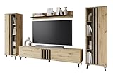 Photo Gallery helsinki i, set di mobili da soggiorno, mobili per tv, mobili (rovere artisan) Photo Gallery helsinki i, set di mobili da soggiorno, mobili per tv, mobili (rovere artisan)