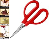 VAMPLIERS 6 1/4' Fiber Optic Kevlar Scissors Industrial Grade Carbon Steel Shears - Cuts Kevlar, Dyneema, Spectra, Vectran, Dacron, Nomex, Technora, Innegra, Carbon Fiber, Fiberglass