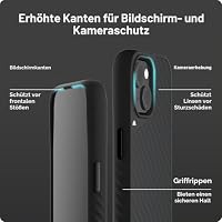 Mous für iPhone 15 Hülle Kompatibel mit MagSafe - Limitless Carbonfaser - Stoßfest – Ansicht 4