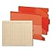 Smead End Tab Out Guides with Printed Form, 1/5-Cut Tab Center Position, Letter Size, Manila, 100 per Box (61910)