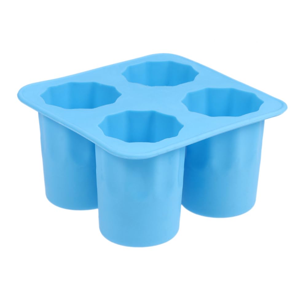 Molde de silicona para cubos de hielo 4 cavidades miniatura 1