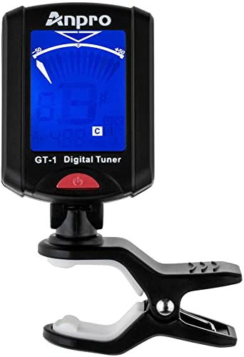 Anpro GT-1 Accordeur de Guitare Tuner 360 Degrés Rotation Digital Timbre Ecran LCD 12PCS Médiators Avec Pochette Pour… - Les Beatles, Paul McCartney, John Lennon, RIngo Starr, George Harrison Anpro GT-1 Accordeur de Guitare Tuner 360 Degrés Rotation Digital Timbre Ecran LCD 12PCS Médiators Avec Pochette Pour… – Image 3