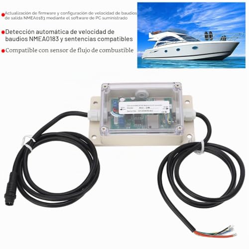 Convertidor NMEA2000 a NMEA0183 bidireccional impermeable KC2W-IPX67 con punto WiFi 3