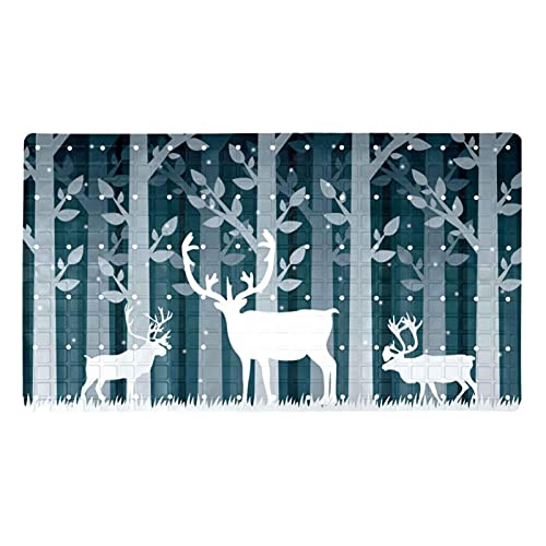 Alfombrilla de ducha de 120 ventosas Snow Caribou de 71 x 40 cm rectangular 2