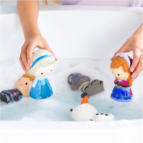 Image of Disney Store Official Bath Set (Frozen) - Kids Bath Accessories with Beloved Disney Characters - Colorful and Fun Bath Time Essentials for Kids - Suitable for All Ages