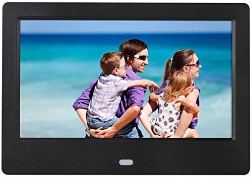 Cadre photo numérique LED HD 7 pouces avec album électronique et écran haute définition