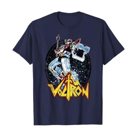 Voltron Retro Defender Colorful Fight Sword T-Shirt Cover