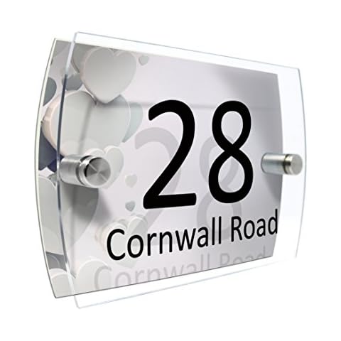 CS Printing House Number Sign Plaque Cover