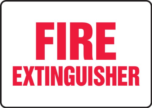 Panneau Fire Extinguisher Accu-Shield robuste MFXG522XP 10x14" d'Accuform