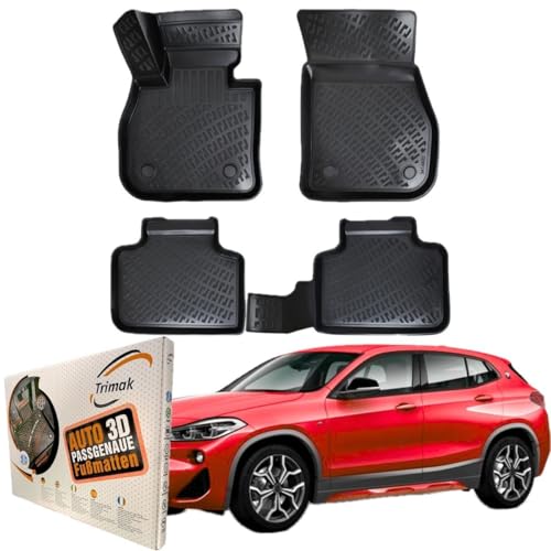Trimak Alfombrillas de goma compatibles con BMW X2 (F39) a partir de 2018