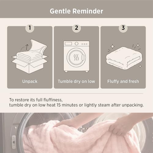 Bedsure Cloud Bubble Throw Blanket, Pink Christmas Decor Gifts, 50"×60" | Lightweight Decorative, Pink Gifts for Women/Girls, Christmas Room Decor, Fleece Blanket, Couch/Sofa/Bed, Soft, Cute - image 8