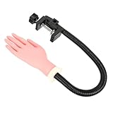 Main d'entraînement pour la pratique des ongles : fabriquée en plastique résistant, modèle de main pour l'entraînement à