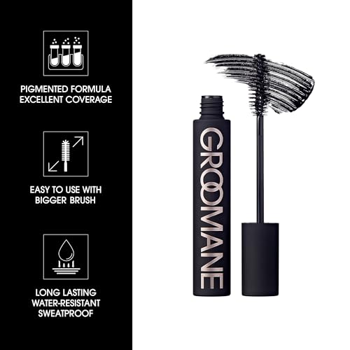 Red by Kiss Retoque masculino Groomane com cobertura cinza, escovação temporária para barbas, raiz d