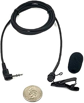 Sound Professionals Premium Ultra-high sensitivity Court Reporter microphone for Steno Machine and computer microphone inputs - includes clip and windscreen - item #25-15202