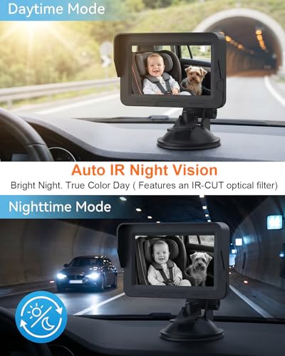 CUKIY 1080P Baby Car Camera