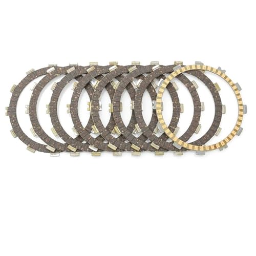 Kupplungssatz 8 Stück Kupplungsscheiben Für Suzuki DR-Z400 Y, K1, K2, K3, K4, K5, K6 (2000–2006, 2005, 2004, 2003, 2002, 2001)