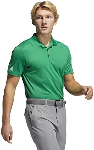 adidas Golf Men's Performance Primegreen Polo Shirt, Green, 3X-Large