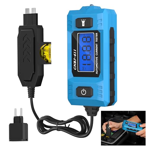 Automotive Circuit Fault Probe Tester 48V 20A Portable High-Precision Car Circuit Probe Tester Current Fault Probe for Blade Fuses Fuse Fault Diagnosis for Cars Trucks SUVs