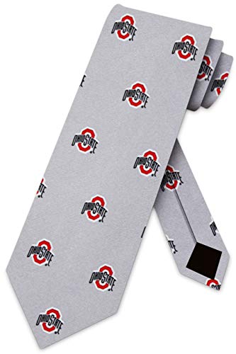 Eagles Wings Ohio State Ties Mens Buckeyes Neckties (Prep Silk)