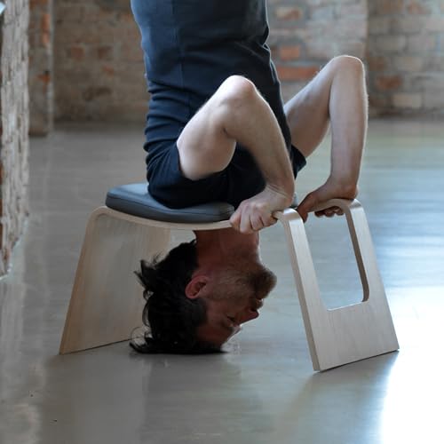 Vessel Yoga Headstand Bench (Oak) – Image 3
