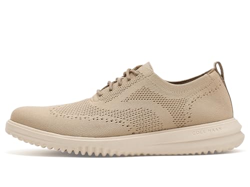 Image of Cole Haan Mens Grand+ Stitchlite Wing Tip Oxford