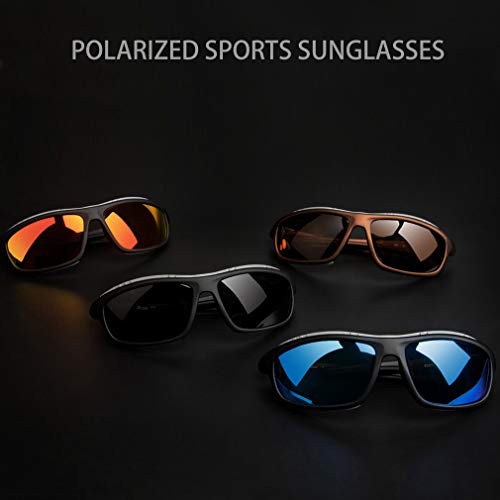 Image of A LONG Polarized Sports Sunglasses For Men Driving Fishing Running Cycling Glasses 100% UV Protection