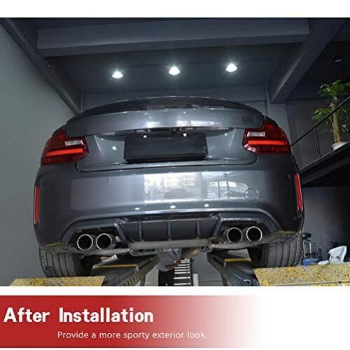 Alettone posteriore Per BMW F87 M2 Coupé 2016-2019 Serie 2, Diffusore Posteriore, Spoiler Posteriore In Fibra Di Carbonio, Protezione Paraurti, Spoiler Inferiore Spoiler posteriori per auto