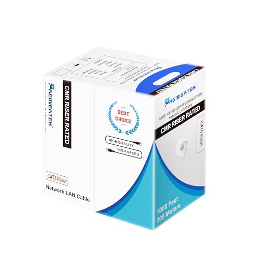 Cable Ethernet Cat6 UTP 1000 pies 23AWG Premiertek miniatura 2