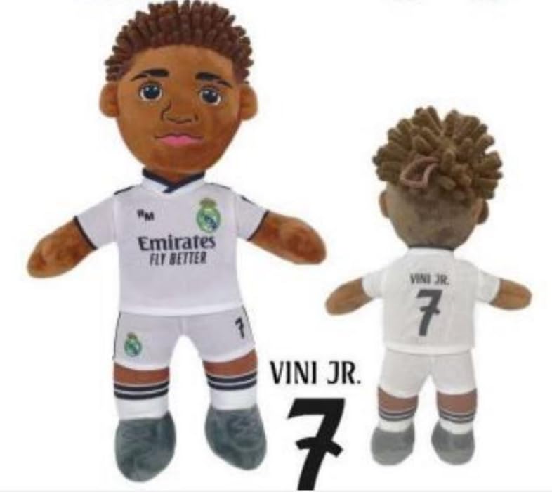 Real Madrid Peluche Vinícius Junior 40 cm - Licence officielle
