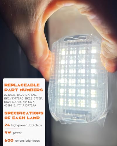 Luz LED para espacio de carga interior Ford Transit 9W 12V 6000K pack 2 miniatura 5