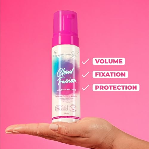 Mousse coiffante fixante Les Secrets de Loly soin volume acide hyaluronique 200ml - 2