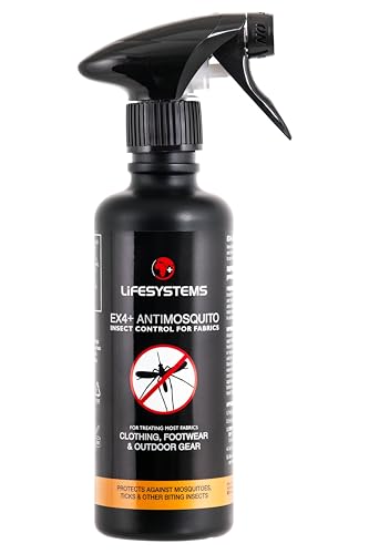 Lifesystems EX4 clothing treatment spray for camping and hiking gear Lifesystems EX4 clothing treatment spray for camping and hiking gear
