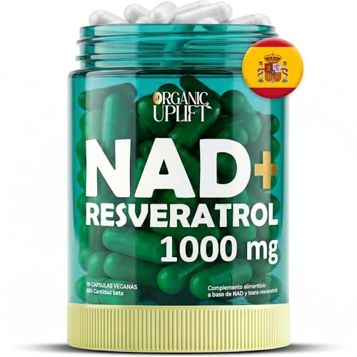 (90 cápsulas) NAD Resveratrol Puro 1000 mg, Liposomal NAD+(3 meses)