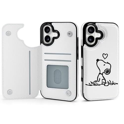 手帳型 スヌーピー (9) 対応 iPhone 17 ケース カード収納 スマホケース 財布型 携帯ケース 軽量 全面保護 スタンド機能 おしゃれ お祝いギフト
