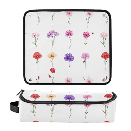Organizador de herramientas para cabello 2 en 1 con tapete resistente miniatura 3