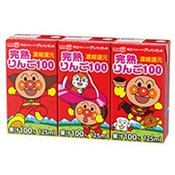 Meiji Dairies Meiji it go! Anpanman ripe apple 100125ml paper pack X36 (3PX12) this input X (2 cases)