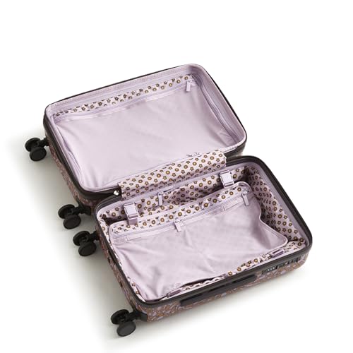 Vera Bradley Women's Hardside Luggage 22 Inch Adair Spinner, Tiny Garden Lavender Frost, One Size3